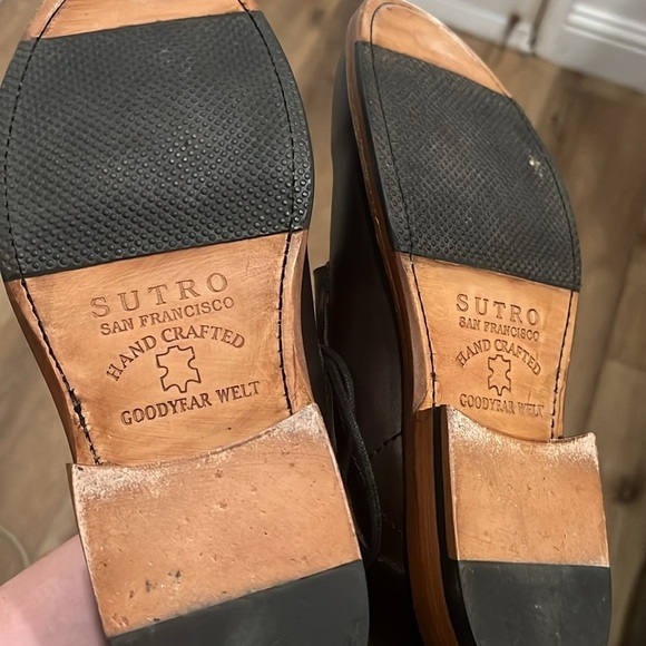 Seal of the Sutro Lee Dark Brown Chukka Boots Size 7.5 - Picture 8 of 11